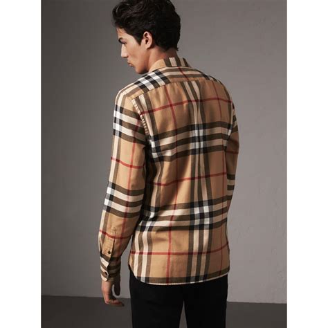 flannels burberry shirt|burberry flannel shirt men's.